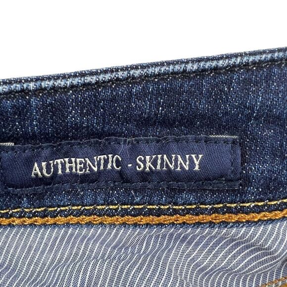 Pre-Loved Guess Women Denim Skinny Blue Jeans Cotton Straight Leg Pants US 26 - Picture 16 of 16